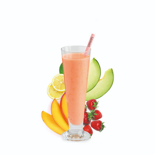 ZUMO DE MELÓN , FRESA ,MAGO Y LIMÓN