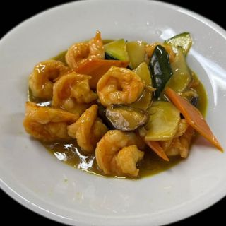 102. Gamberi al curry