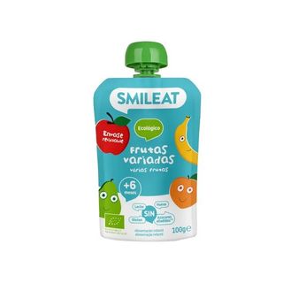 Pouch de Frutas Variadas Ecológico Smileat 100 Gr.