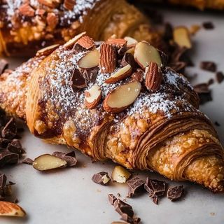 Croissant nutella amande