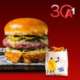 Cheeseburger + пържени картофи