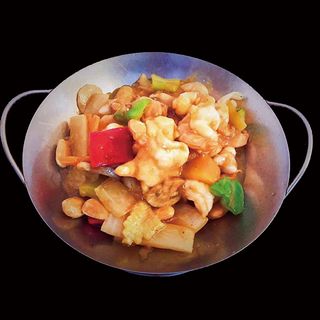 78 Langostinos Con Almendras