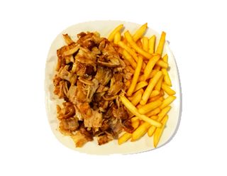 Menú Infantil Patatas Con Carne Kebab Y Queso