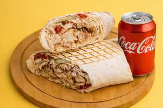 Пилешка Шаурма + Coca-Cola(330ml)