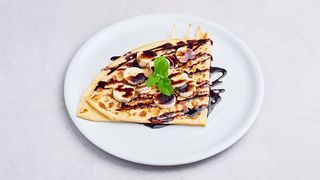 Naleśniki z bananami i czekoladą