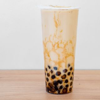 Té Jazmín Con leche y tapioca（L）