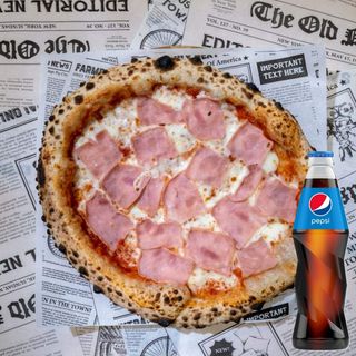 Pizza Prosciutto Cotto mare Ø30cm + Peppsi 330ml