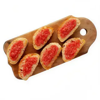 Pan De Coca Con Jamón Ibérico