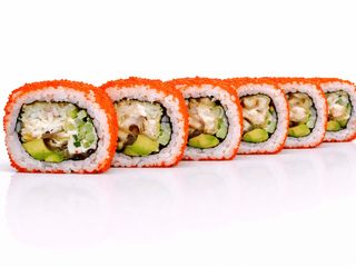 Uramaki z Tilapią w tempurze 8 szt.