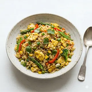 Arroz Con Verduras Mixtas
