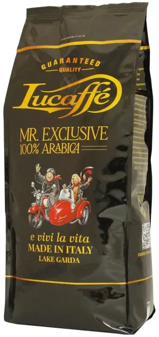 LUCAFFE 1 KG MR. EXCLUSIVE 100% ARABICA COFFEE BEANS