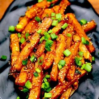 Honey chilly potatoes