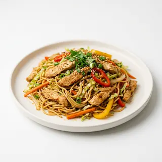 Fideos Con Pollo