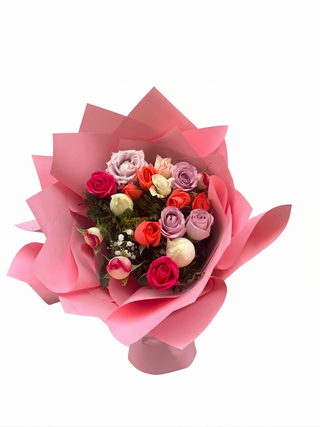 Bouquet teinté