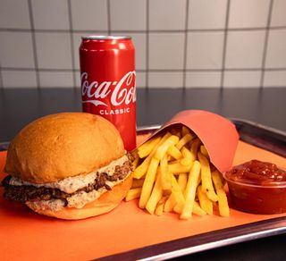 ტრუფელ ბურგერის კომბო