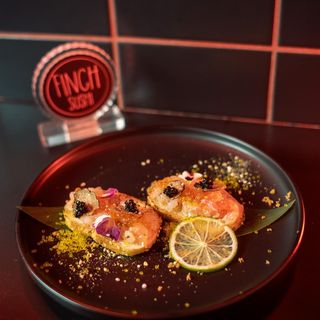 Bruschetta gambero e tartufo 4 pezzi