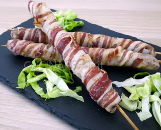Spiedino di suino e bacon 1 pezzo