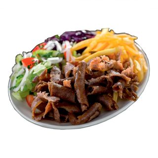 Talerz z frytkami  (duży)