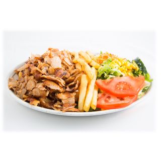 Plato Doner Kebab con Patatas