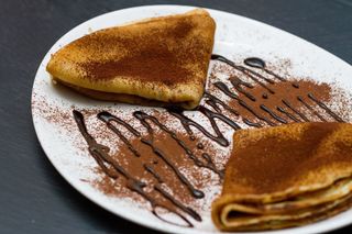 კრეპები ნუთელათი და ბანანით