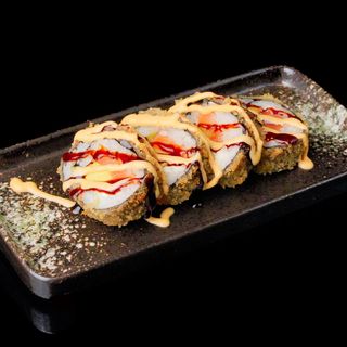 61-Sushi de tempura de langostino