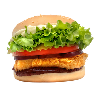 Брусничный бургер  курица