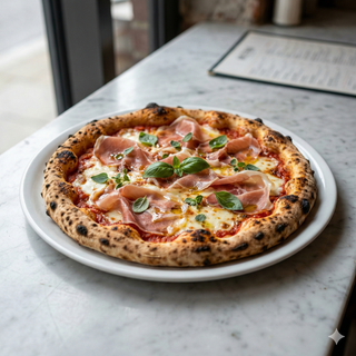 Pizza jamon york