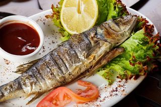 Речная форель на гриле