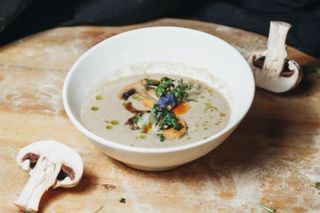 Zuppa crema di funghi