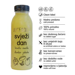 Juice Box sok Svježi dan 0,33 l