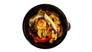 Удон с морепродуктами