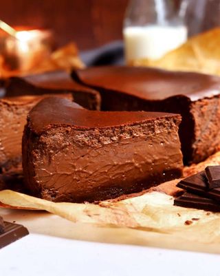 Basque Cheesecake cu ciocolata