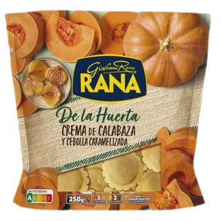 Ravioli Huerta Calabaza Y Cebolla Caramelizada Rana 250 Gr.