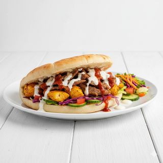 Pan pita kebab