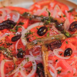 Tomato & anchovy Salad