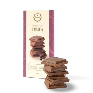 Tablete de Chocolate de Leite c/ Trufa