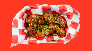 Honey-Mustard Korean Fried Chicken