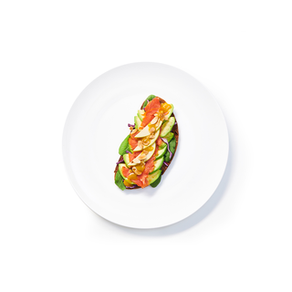 Avocado toast with smoked salmon