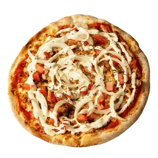 MENU PIZZA DE KEBAB+PATATAS FRITAS CON REFESCO O CERVEZA 