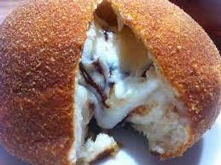 Iris fritta crema di ricotta