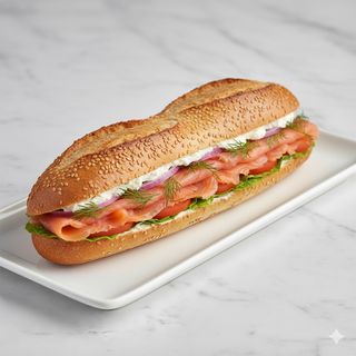 Baguette De Salmón Ahumado