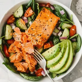 Seared salmon