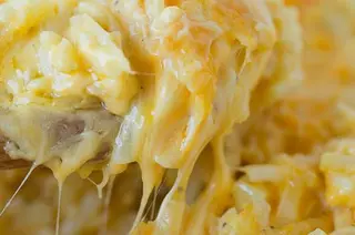 Patatas con queso