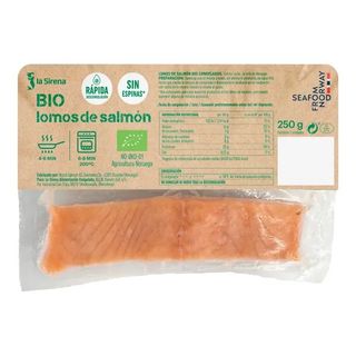 Lomos de salmón bio  2x125g