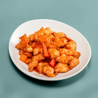 Pollo in salsa agrodolce