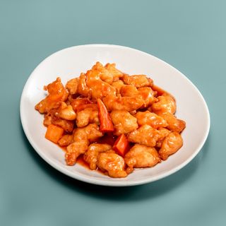 Pollo in salsa agrodolce