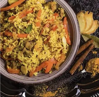 Biryani de verduras