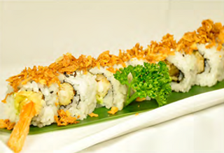 Crispy ebi roll