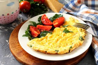 Омлет с овощами