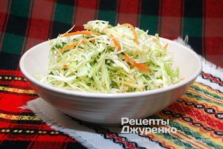 Салат з свіжої капусти